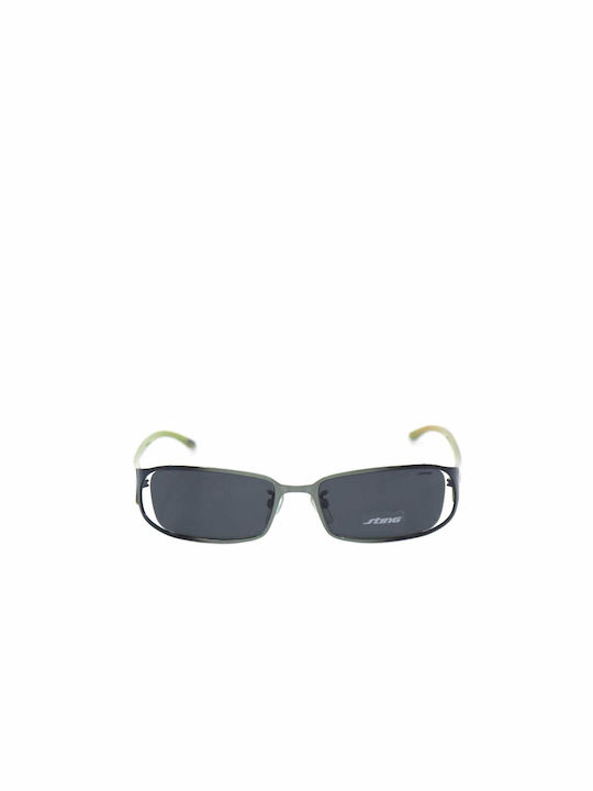 Sting Sunglasses with Green Metal Frame and Black Lens 4665 SG7