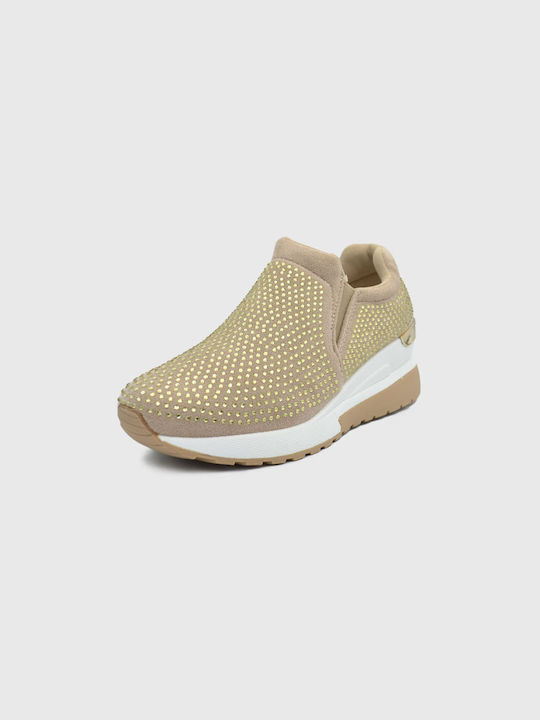 Joya Damen Sneakers Beige