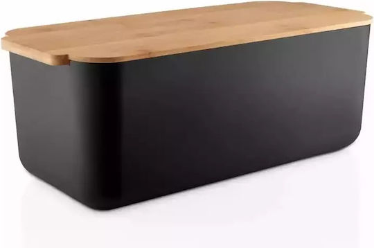 Eva Solo Bread Box with Lid Plastic Black 42x19x15.5cm