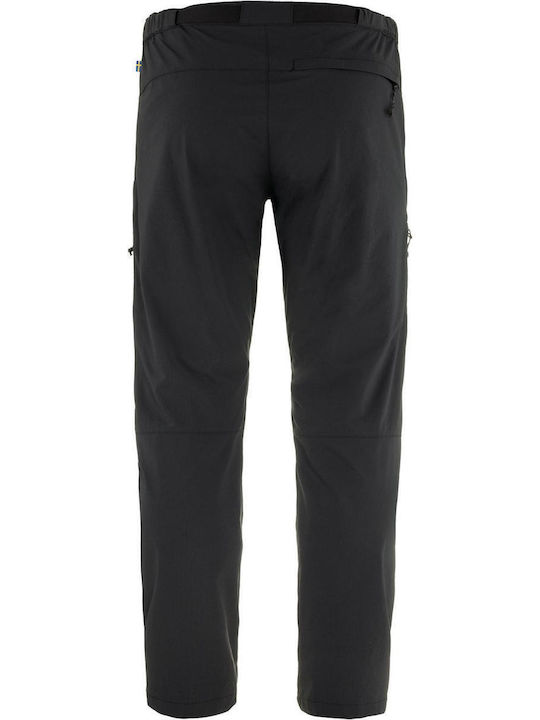 Fjallraven High Coast Bărbați Lung Pantaloni de drumeție Negru