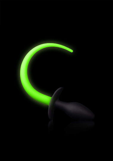 Shots Puppy Tail Anal Plug Green