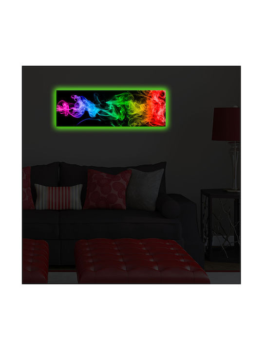 Πίνακας σε Καμβά με LED Φωτισμό 90x90cm