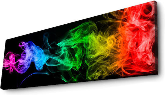 Gemälde auf Leinwand mit LED-Beleuchtung 90x90cm