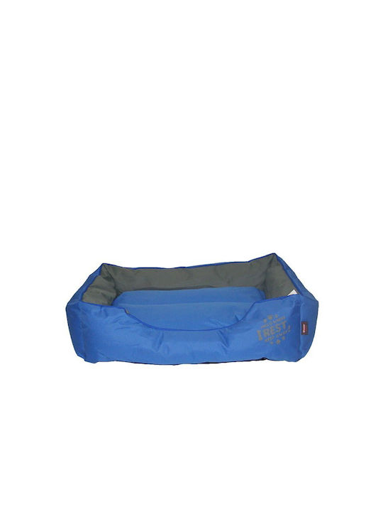 Pet Interest Rectangular Sofa Dog Bed Blue 55x45cm. 0227-S