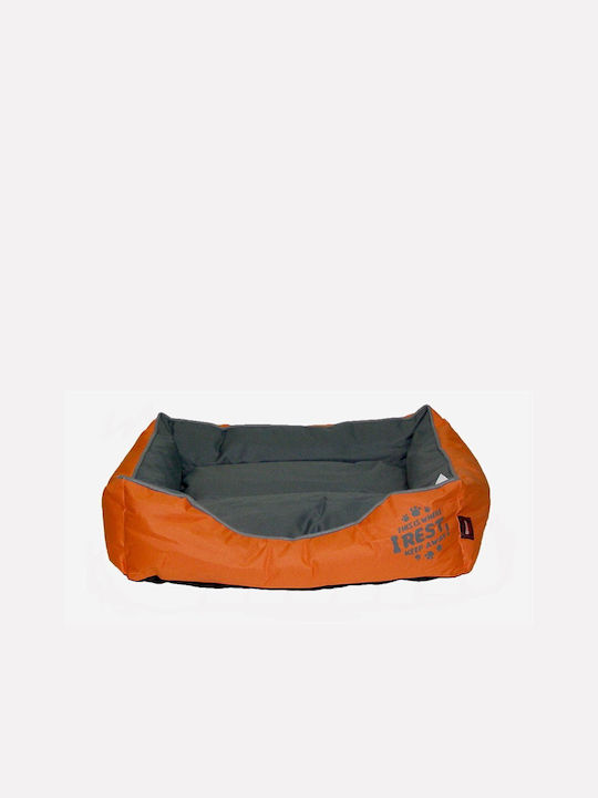 Pet Interest Rectangular Sofa Dog Bed Orange 55x45cm. 0225-S