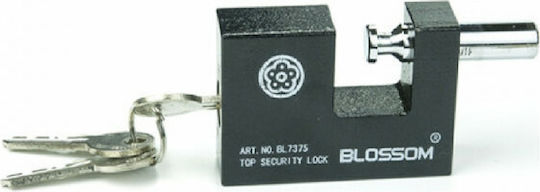 Blossom BL7390 Steel Padlock Monoblock with Key 90mm 1pcs