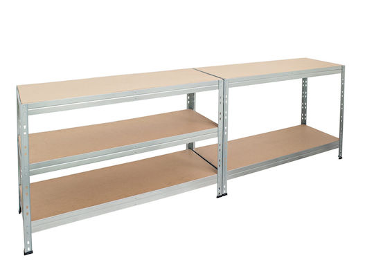 AR Shelving Rafiera Dexion Galvanized 150x45x180cm With 5 Shelves Total Load Capacity 1500kg