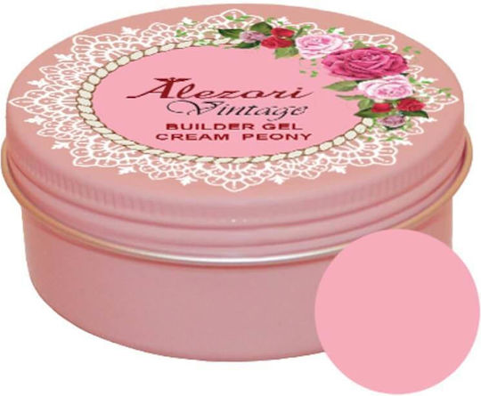 Alezori Vintage Bauherren-Gel Falsche Nagelgel Medium Peony 17gr