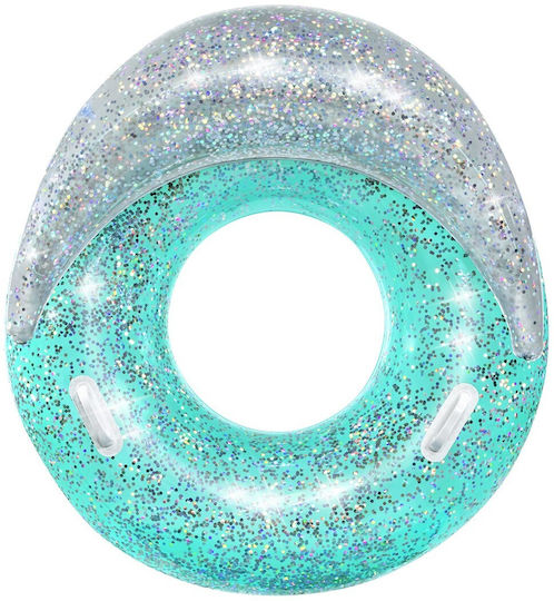 Bestway Kids' Swim Ring with Handles and Diameter 117cm. Turquoise