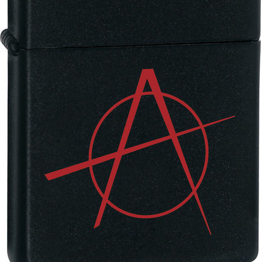 Zippo Ангажимент Пламък Ветроустойчив Анархия