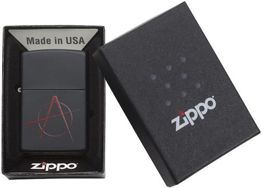 Zippo Ангажимент Пламък Ветроустойчив Анархия