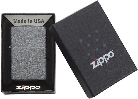 Zippo Regulärer Winddichter Feuerzeug Flamme Iron Stone