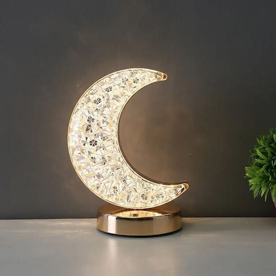 Dekoratives Tischlampen LED Richtig Einstellbares Weiß Mondlicht 18cm