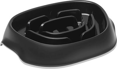 Moderna Bowls Food & Water for Dog Black Slow Feeding 950ml