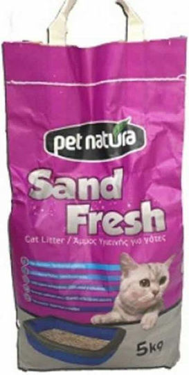 Pet Natura Sand Fresh Cat Litter with Scent Φρεσκάδας 5kg