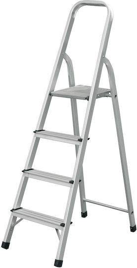 Bulle SΑ 3+1 Ladder Aluminum with 3+1 Steps 143cm