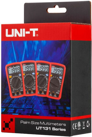 Uni-T Ψηφιακό Πολύμετρο με Buzzer με Μέτρηση AC / DC / Αντίστασης UT131D
