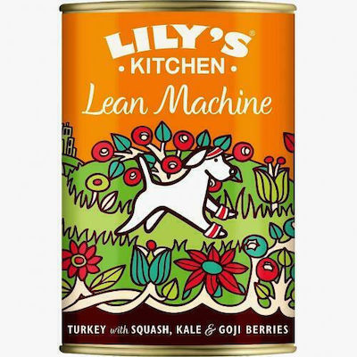 Lily's Kitchen Lean Machine Canned Wet Dog Food with Turkey and Pumpkin 1 x 400gr