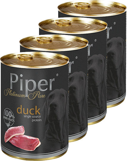 Dolina Noteci Piper Platinum Pure Wet Food Dogs in Cans with Duck 400gr