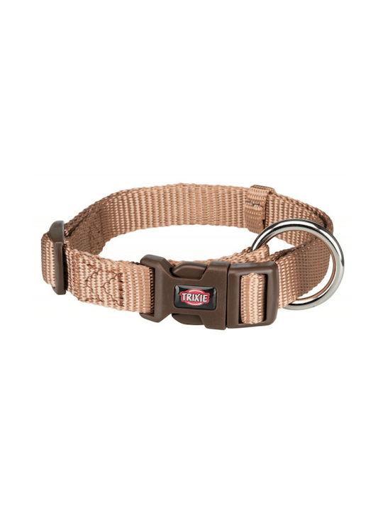 Trixie Premium Hundehalsband in Beige Farbe Halsband L/XL 40-65cm/25mm Dunkel Groß / XLarge 201714