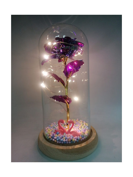 Table Decorative Lamp Battery Purple