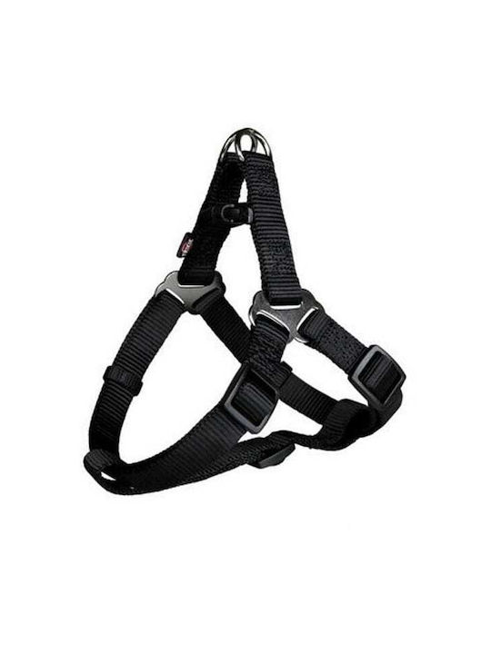 Trixie Dog Harness Premium One Touch Black Large 25mm x 65-80cm 204601