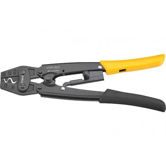 FSE VSR-6DL Crimping Pliers Cross-Section Range 0.5 - 6mm² with Ratchet Mechanism