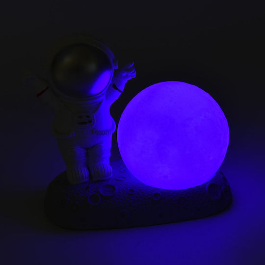 Dekorative Lampe Astronaut Gray
