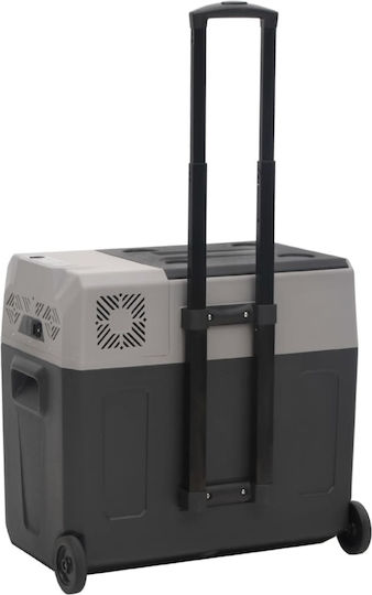 vidaXL Φορητό Ψυγείο 50lt 12V Μαύρο