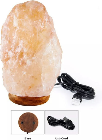 Lustră Decorativă Sare Himalaya Portocaliu