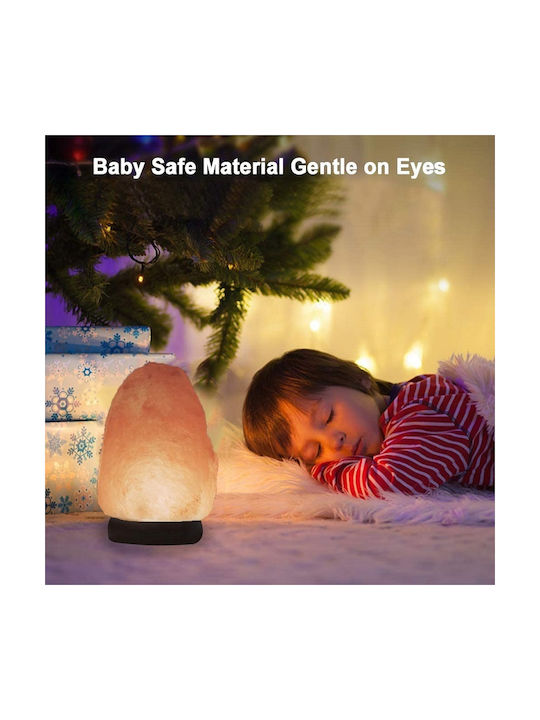 Dekorative Lampe Himalaya-Salz Orange