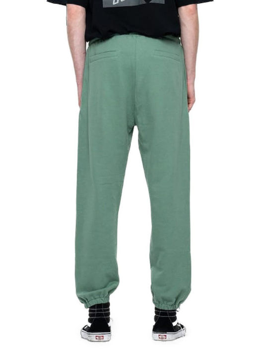 Santa Cruz Men's Sweatpants with Rubber Green