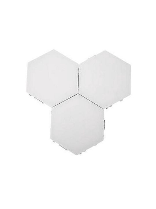 Dekorative Lampe Sechseck Weiß 5Stück