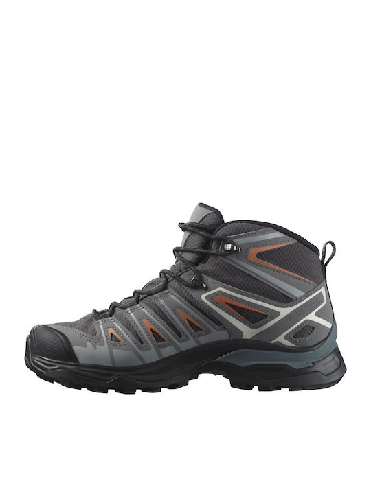 Salomon X Ultra Pioneer MID GTX Women's Hiking Gore-Tex Gray Shoes Salomon X Ultra Pioneer MID GTX Women's Hiking Gore-Tex Gray Shoes