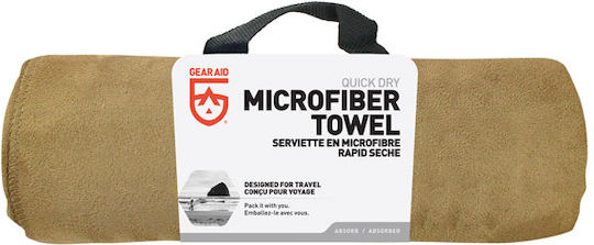 Gear Aid Mikrofasertuch Gesicht Antibakteriell mit Etui Braun 100x50cm