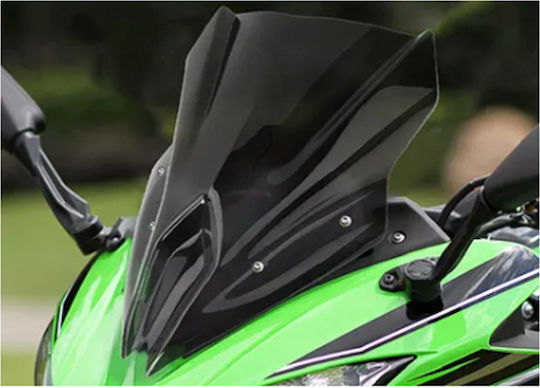 Motorcycle Windshield & Windscreen Tinted Visor for Kawasaki Ninja 650 XX-2813-SMK