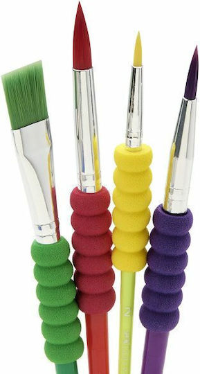 Faber-Castell Soft Touch Paint Brush Set No10 / No12 / No2 / No6 4pcs