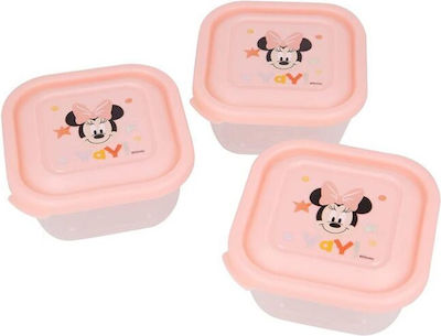 Stor Minnie Indigo Dreams Plastik Kinder Lunchset Minnie Rosa