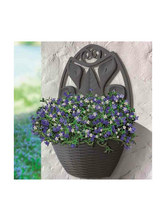 Bama Flower Pot Hanging 32x42.5cm in Gray Color 30615