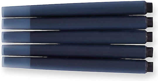 Parker Quink 5 Пълнителя за Писалка Черни