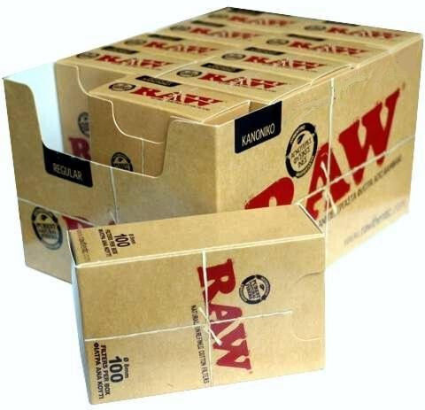 Raw Regular 100 Φιλτράκια 10τμχ