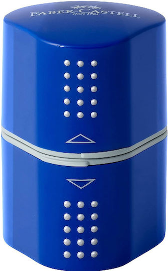 Faber-Castell Grip 2001 Pencil B Set with Scraper and Eraser Blue 3pcs
