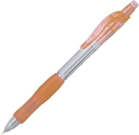 Pentel Μηχανικό Μολύβι 0.5mm με Γόμα 1τμχ Πορτοκαλί