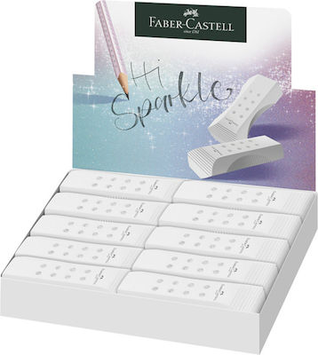 Faber-Castell Γόμα για Μολύβι Roll-on Sparkle Λευκή