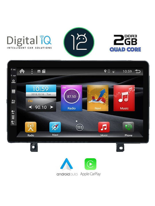 Digital IQ Car Audio System for Opel Astra 2004-2010 (Bluetooth/WiFi/GPS/Apple-Carplay) with Touch Screen 9"