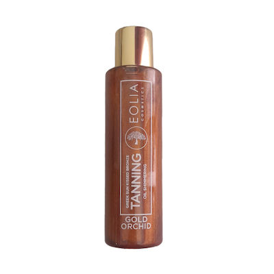 Eolia Cosmetics Greek Sunkissed Bronze Gold Orchid Mango Oil Tanning for the Body Shimmering 150ml