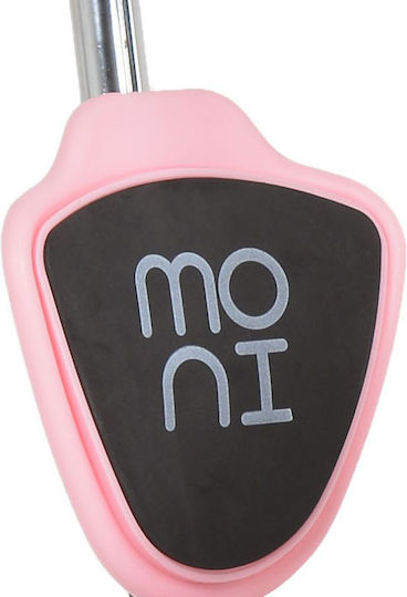 Moni Kids Scooter Lollipop 3-Wheel with Seat for 2+ Years Pink