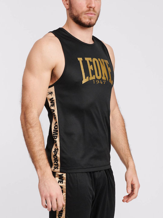 Leone 1947 Sleeveless Shirt AB228 for Boxing Black