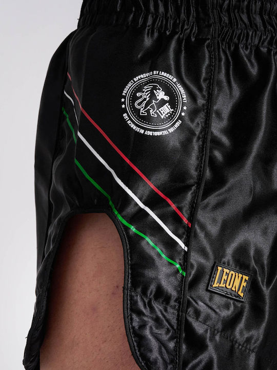 Leone 1947 Flag Men's Kick/Thai Boxing Shorts Black
