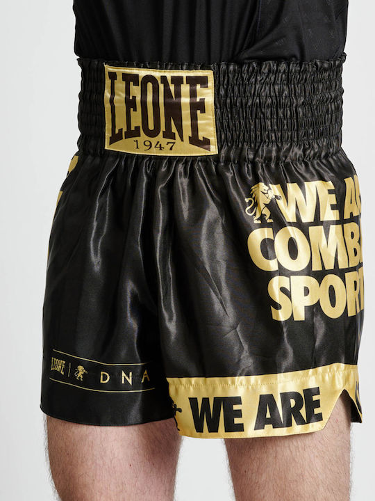 Leone 1947 DNA Men's Kick/Thai Boxing Shorts Black